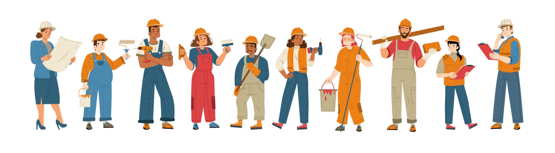 A broad team of construction and home-improvement specialists